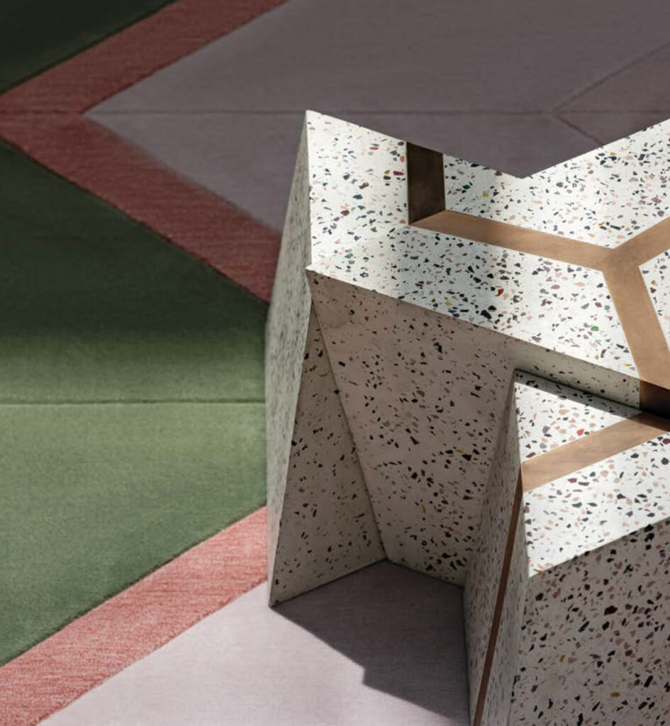 Terazzo Concrete Nesting Tables in Dubai
